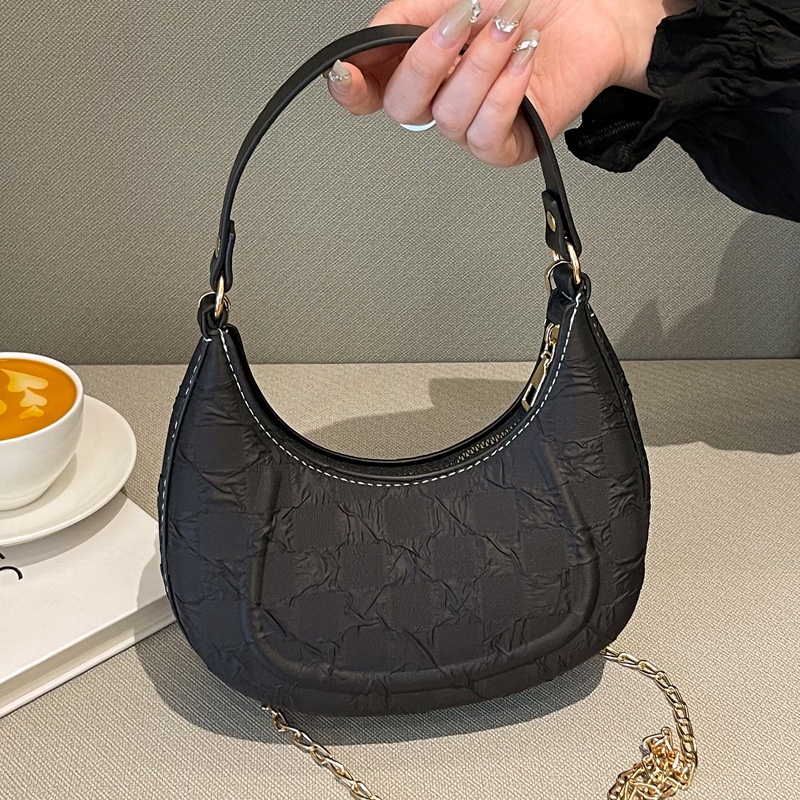 Túi Xách Đeo Vai Phối Dây Xích Thời Trang Thanh Lịch Dành Cho Nữ