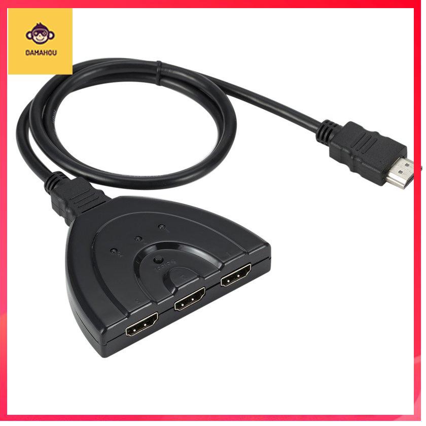 3 IN 1 OUT 1080P Hub V1.3B Bộ chia cáp chuyển mạch HDMI cho HDTV XBOX PS3