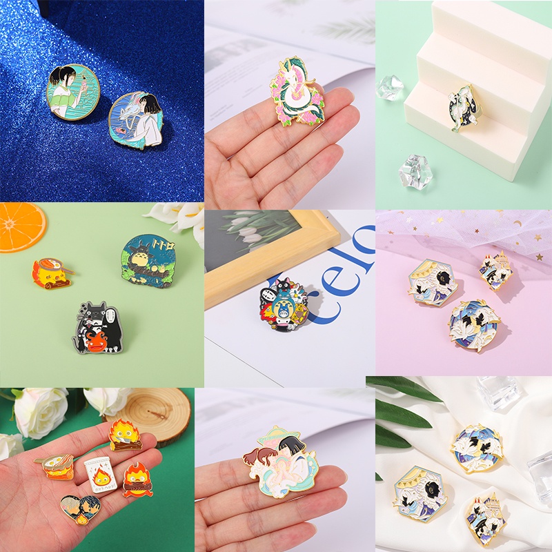 Huy Hiệu Cài Áo Hoạt Hình Dễ Thương