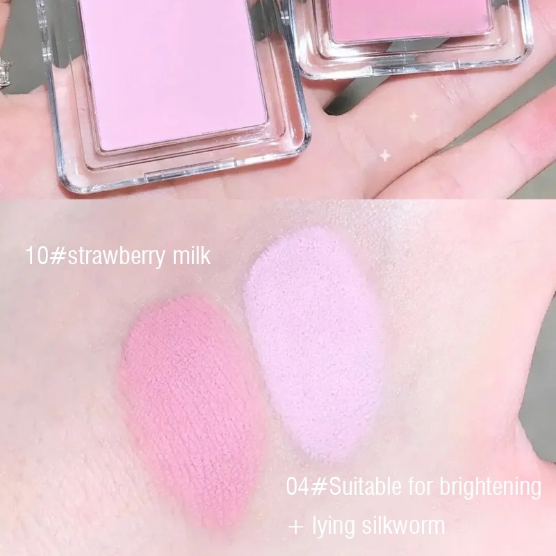 Phấn Má Hồng Dạng Bột Chiết Xuất Việt Quất Tạo Khối Trang Điểm Bắt Sáng Tự Nhiên