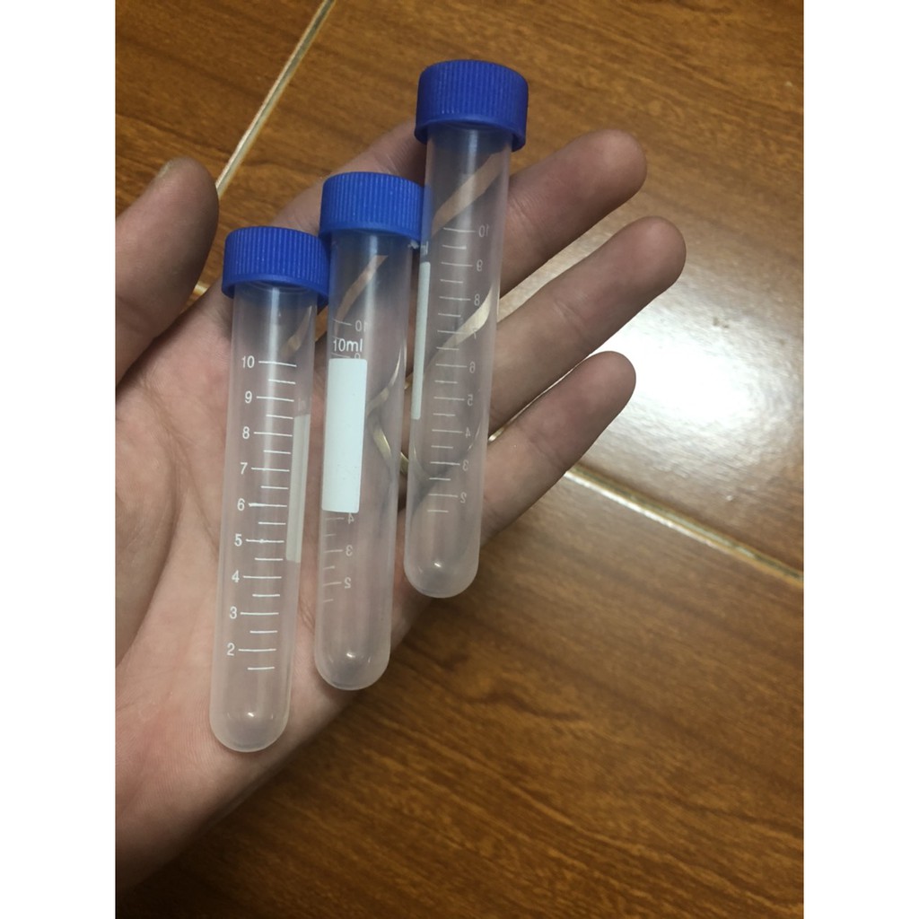 100 ống đựng Artemia- Ống đựng dung dịch 5ml 10ml 15ml