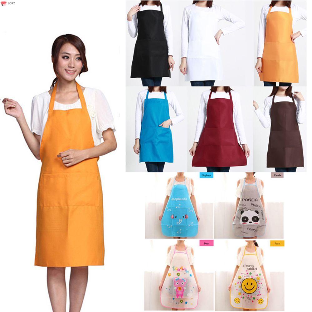 Tạp dề dùng cho nhà bếp thiết kế màu trơn