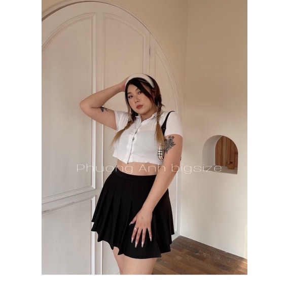 Chân váy xếp ly bigsize 60kg-90kg