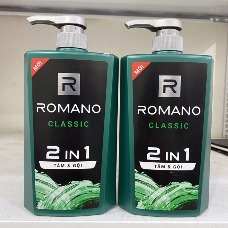 Tắm & Gội Romano Classic 2in1 (650g)