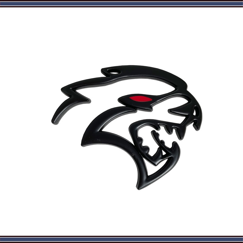 Miếng Dán Kim Loại 3D Trang Trí Xe Hơi Dodge Ram 1500 Demon Srt Hellcat Challenger