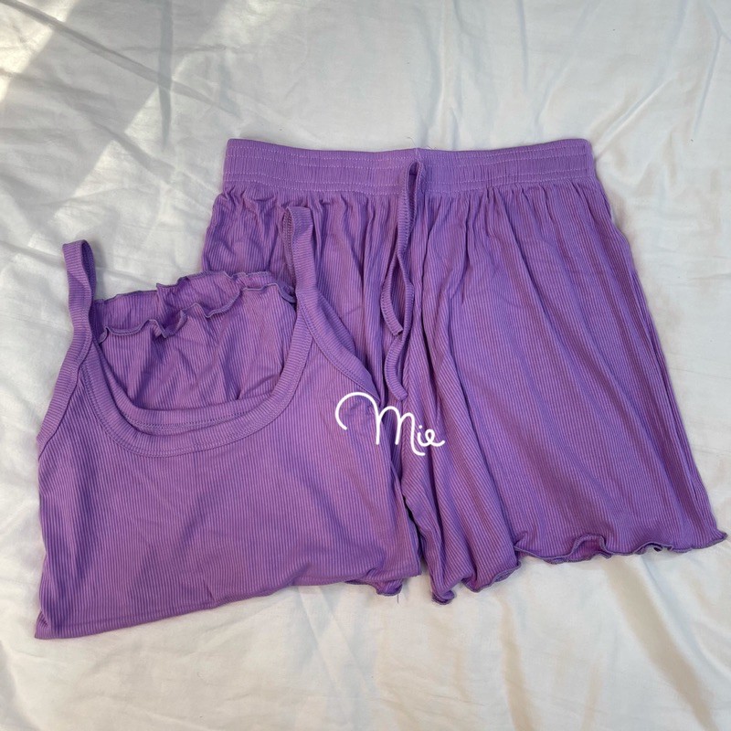 BỘ NGỦ HAI DÂY NỮ COTTON MIE LOVE