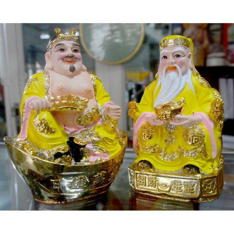 Tượng 2 ông thần tài thổ địa có 2 màu