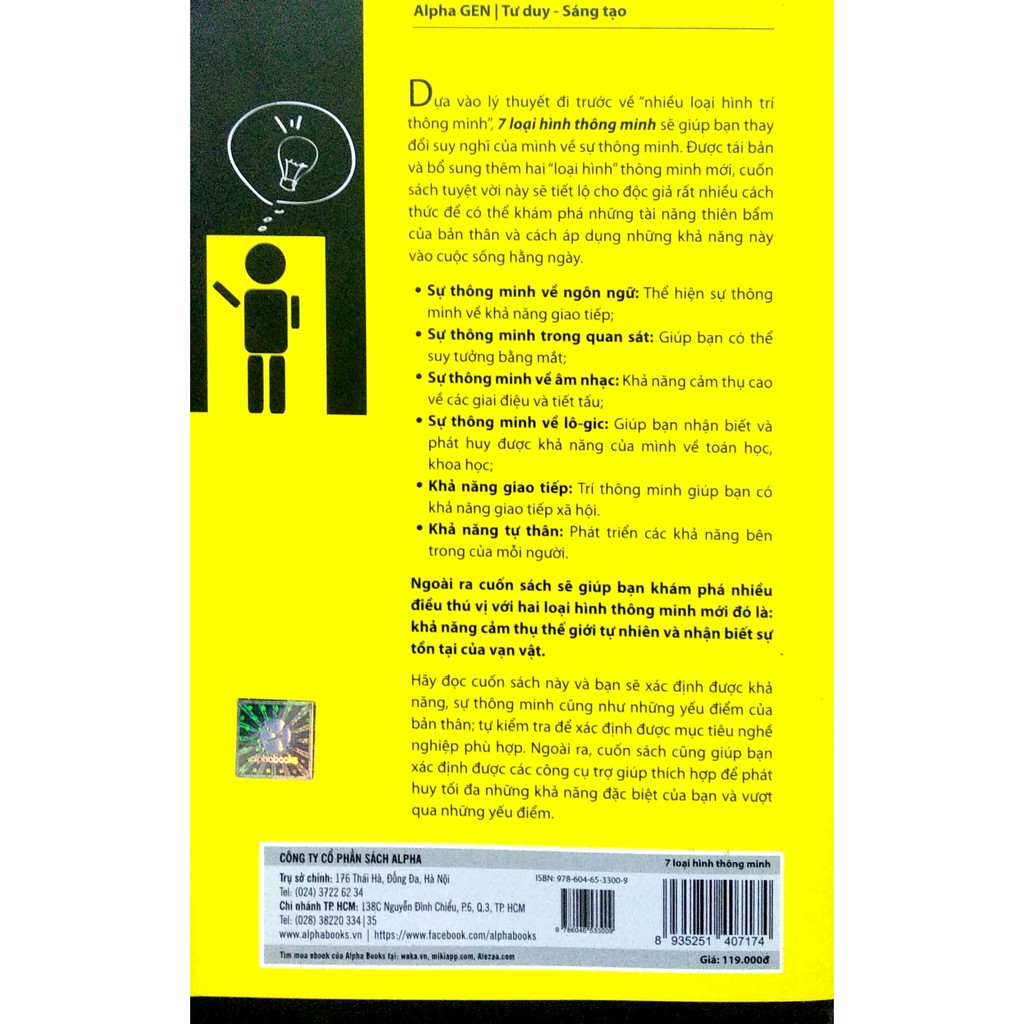 Sách - 7 Loại Hình Thông Minh (Tái Bản )