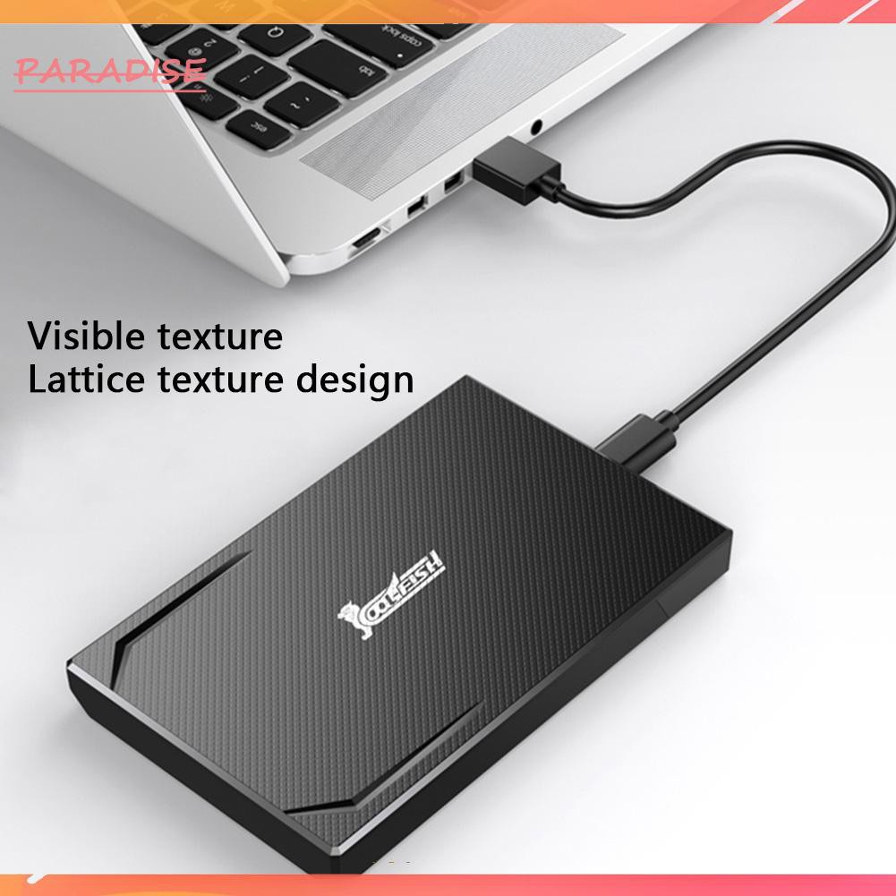 Hộp Đựng Ổ Cứng Ngoài Paradise1 K801 Usb 3.1 Type C Sang Sata 2.5 Hdd Ssd Ốp