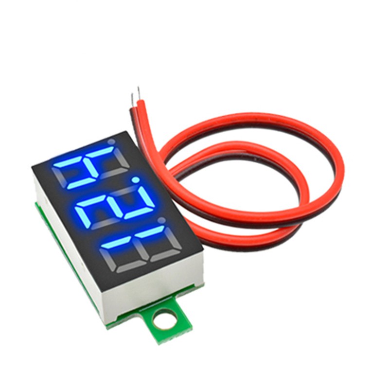 Vôn Kế Điện Tử Mini 2 Dây 0.36 inch DC 4.7-22V 12V 24V