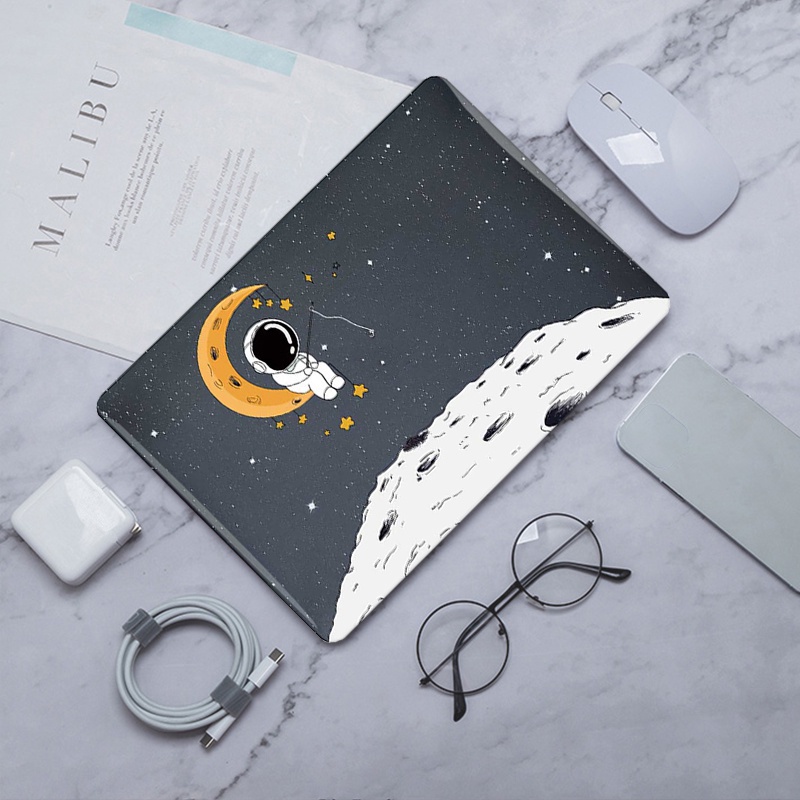 Ốp Máy Tính Bảng Hình Phi Hành Gia Lấp Lánh Cho MacBook Air13.6 A2681 M2 2022 Air 13 inch A2337 A2179 M1 Pro 13 A2289 A2251