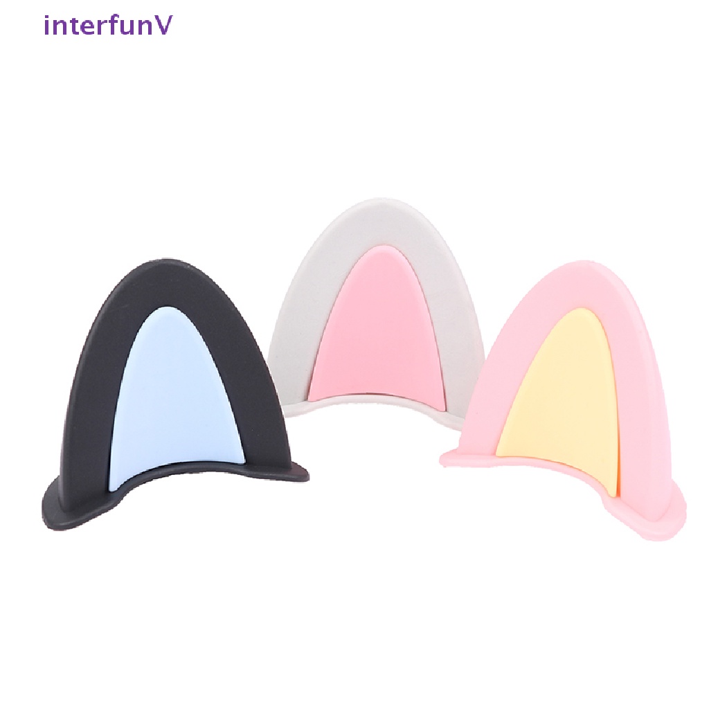 [InterfunV] Bộ 2 Mũ Bảo Hiểm Tai Mèo Dễ Thương Trang Trí Thông Dụng [Mới]