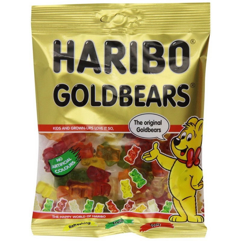 (8 loại) Kẹo dẻo Haribo gói 80gr