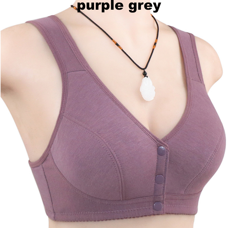 Mới Áo Ngực Cotton Mềm Cài Trước Cho Nữ