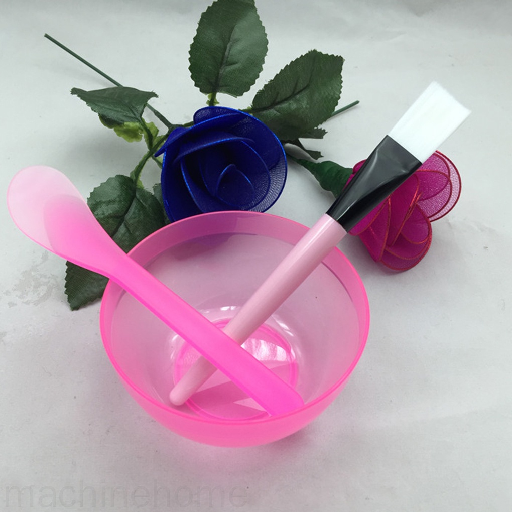 [Hàng mới về] Bộ dụng cụ đắp mặt nạ bằng nhựa nhiều màu sắc chọn lựa ngẫu nhiên