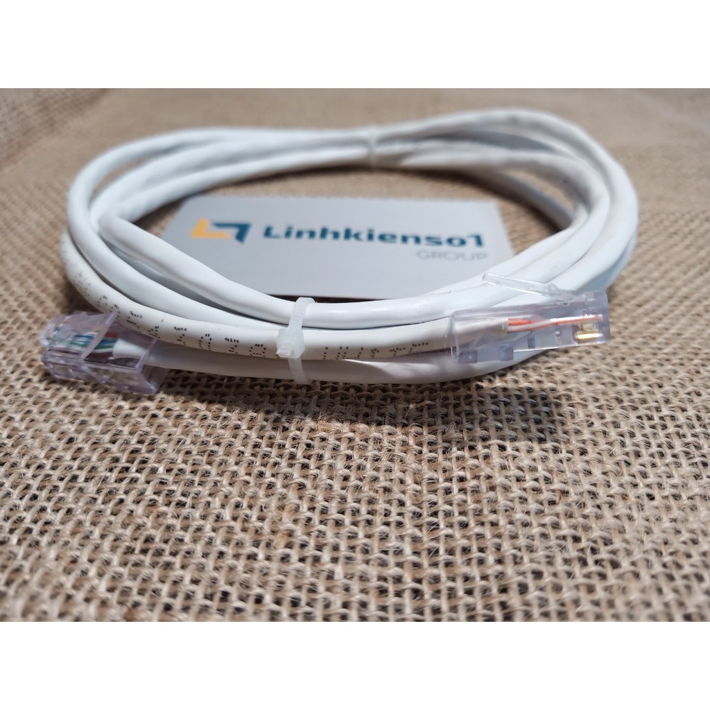 Dây cáp mạng CAT5E GIPCO bấm tay sẵn 2 đầu