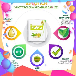 [Hàng chuẩn] Giảm cân IZZI Thailand