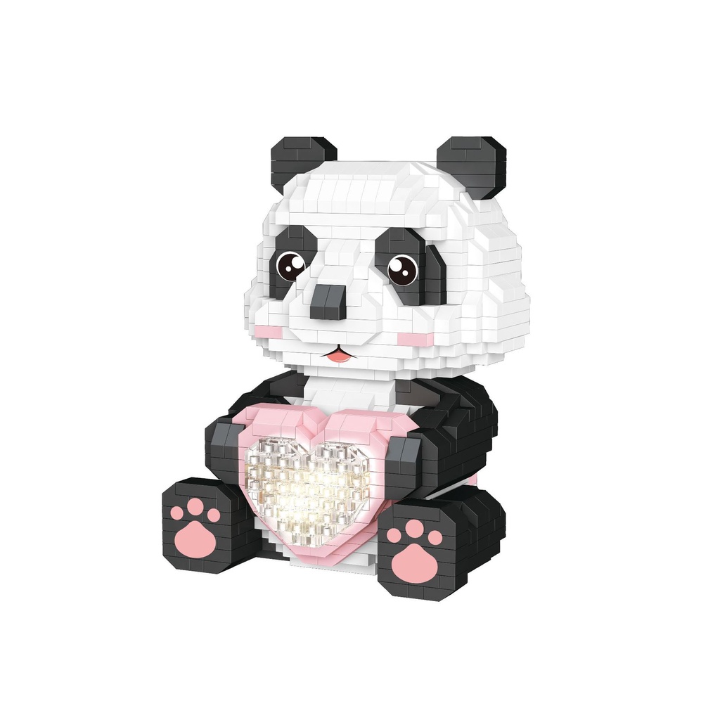 Đồ Chơi Lắp Ráp Hình Gấu Trúc M1003-M1004