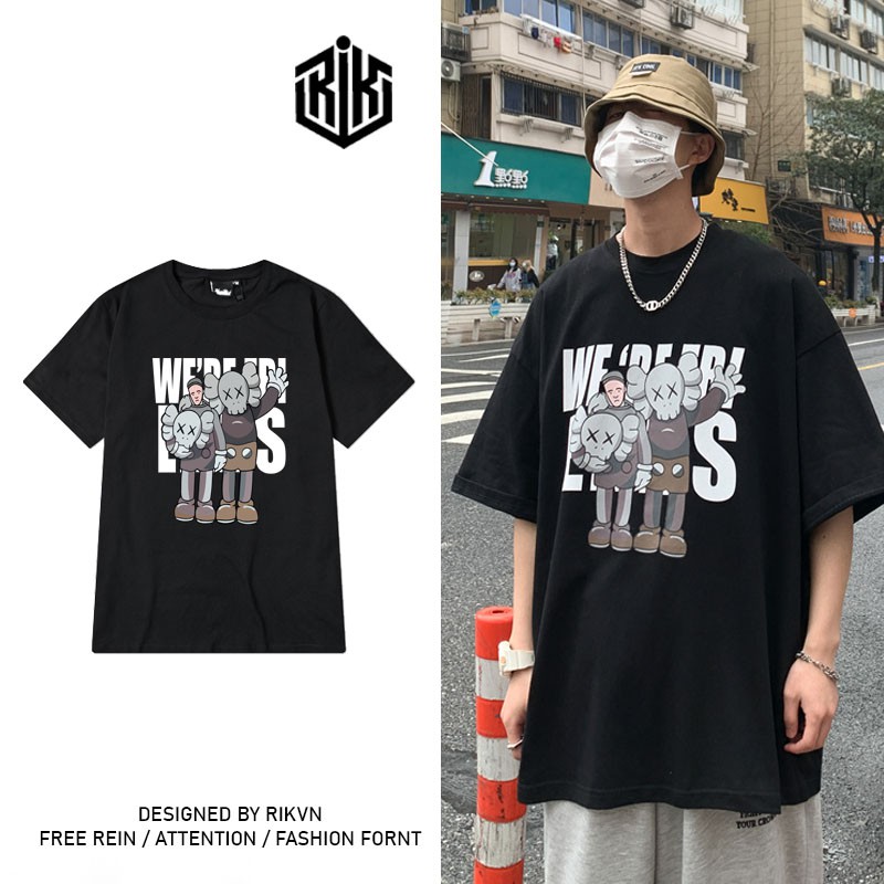 Áo thun tay lỡ RIK nam nữ Unisex, áo phông form rộng Oversize ATL143 | BigBuy360 - bigbuy360.vn