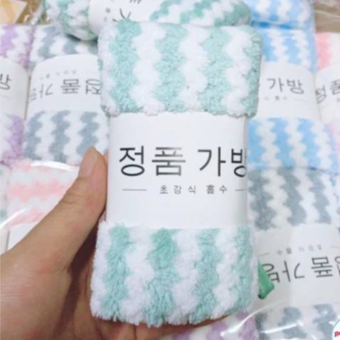 Khăn mặt lông mịn xuất Hàn 30x50cm