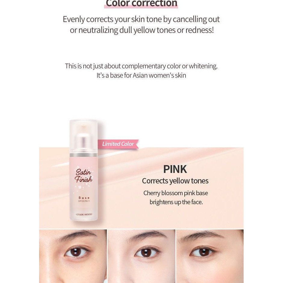 KEM LÓT ETUDE  HOUSE SATIN FINISH BASE [ CÓ BILL ] | BigBuy360 - bigbuy360.vn