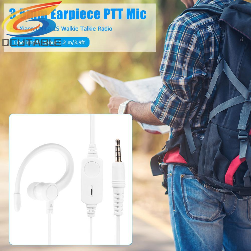 Tai nghe có mic PTT đầu cắm 3.5mm cho bộ đàm Xiaomi Mijia 1S