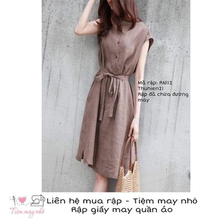 RN112_rập giấy may đầm nữ