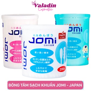 Tăm bông ngoáy tai jomi health care 200 que tăm bông trẻ em jomi 160 que bông tắm ráy tai