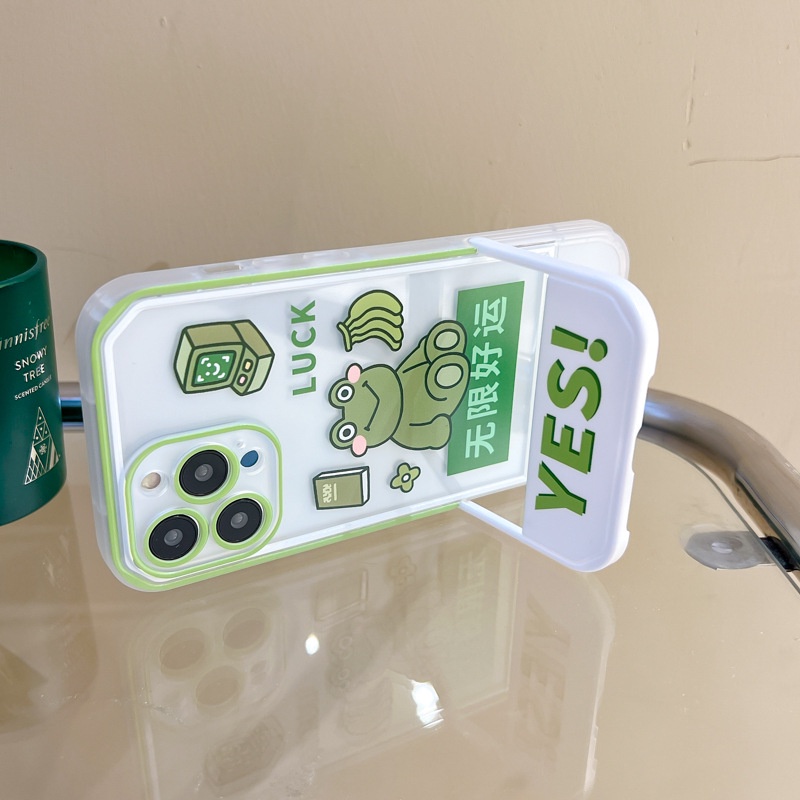 Ốp Điện Thoại Kèm Giá Đỡ Họa Tiết Hoạt Hình Cho iphone14 13Promax / 12Pro / 11 / xsmax / 6 / 7 / 8 / Plus