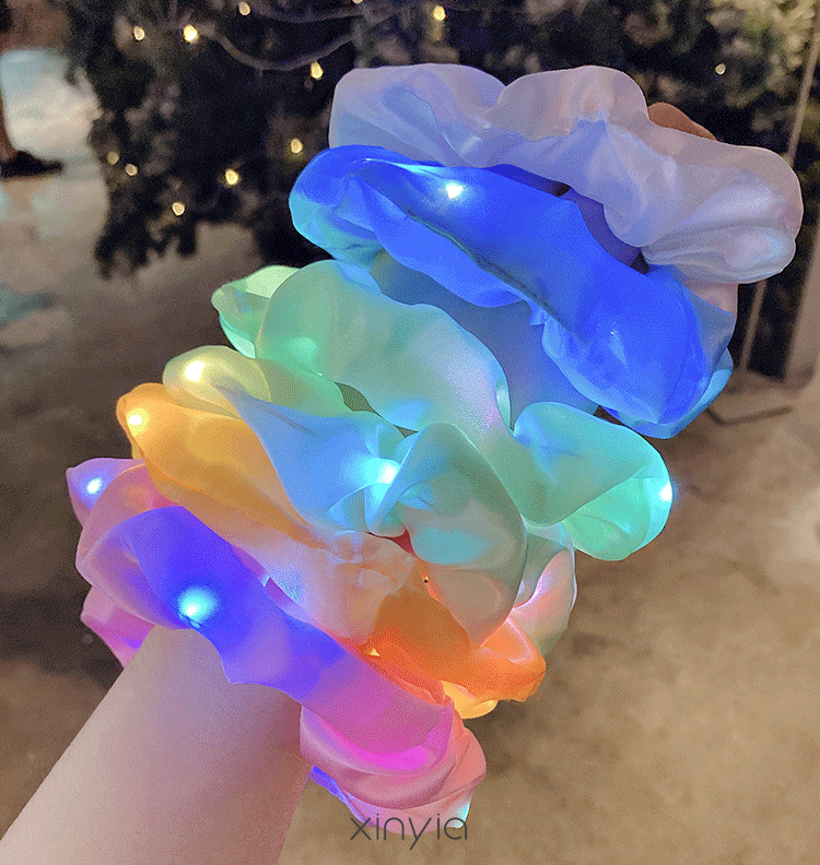 Dây Buộc Tóc Gắn Đèn Led Thời Trang Nữ Tính