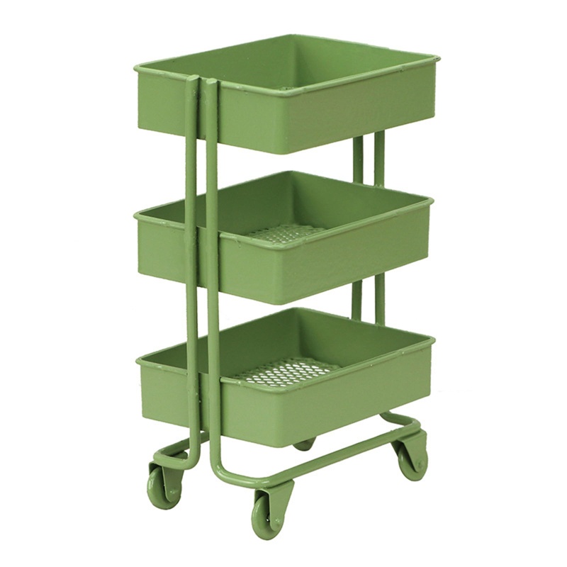 Kệ Sắt 3 Tầng 1 / 12 Ngăn Đựng Thức Ăn Cho Nhà Búp Bê Giá Đỡ