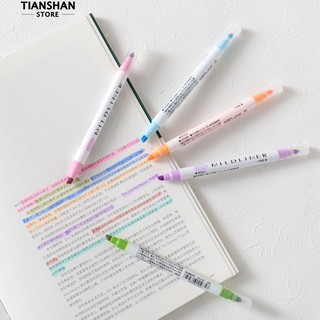 Set 12 bút highlight 2 đầu 12.5cm