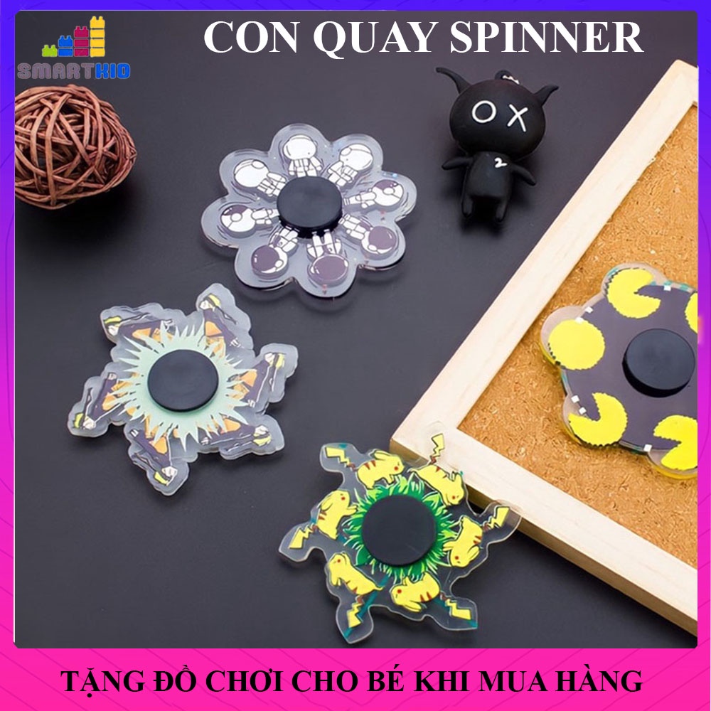 Đồ Chơi Con Quay Fidget Spinner Naruto Among Us Siêu Hót Trên Tiktok