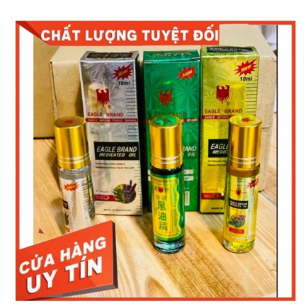 Dầu Gió Singapore Dạng Lăn 12ml