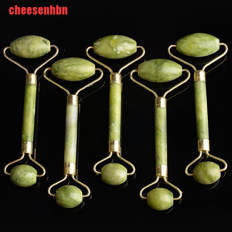 [cheesenhbn]Natural facial beauty massage tool jade roller face thin body massager skin