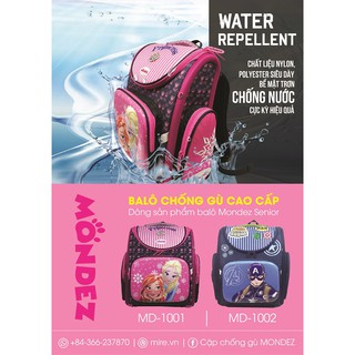 [HÀNG VIỆT CAO CẤP MONDEZ ] Cặp balo chống gù lưng cho bé trai bé gái đi học mẫu giáo và tiểu học từ lớp 1 đến lớp 5