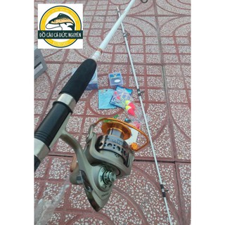 Bộ combo cần câu 2m4 và máy 6000