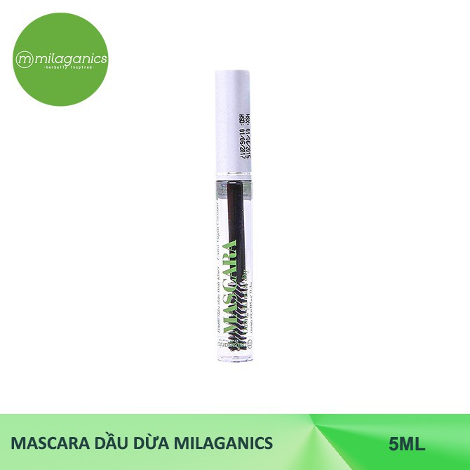 Combo Son dừa Milaganics 4.5g và mascara dầu dừa Milaganics 5ml