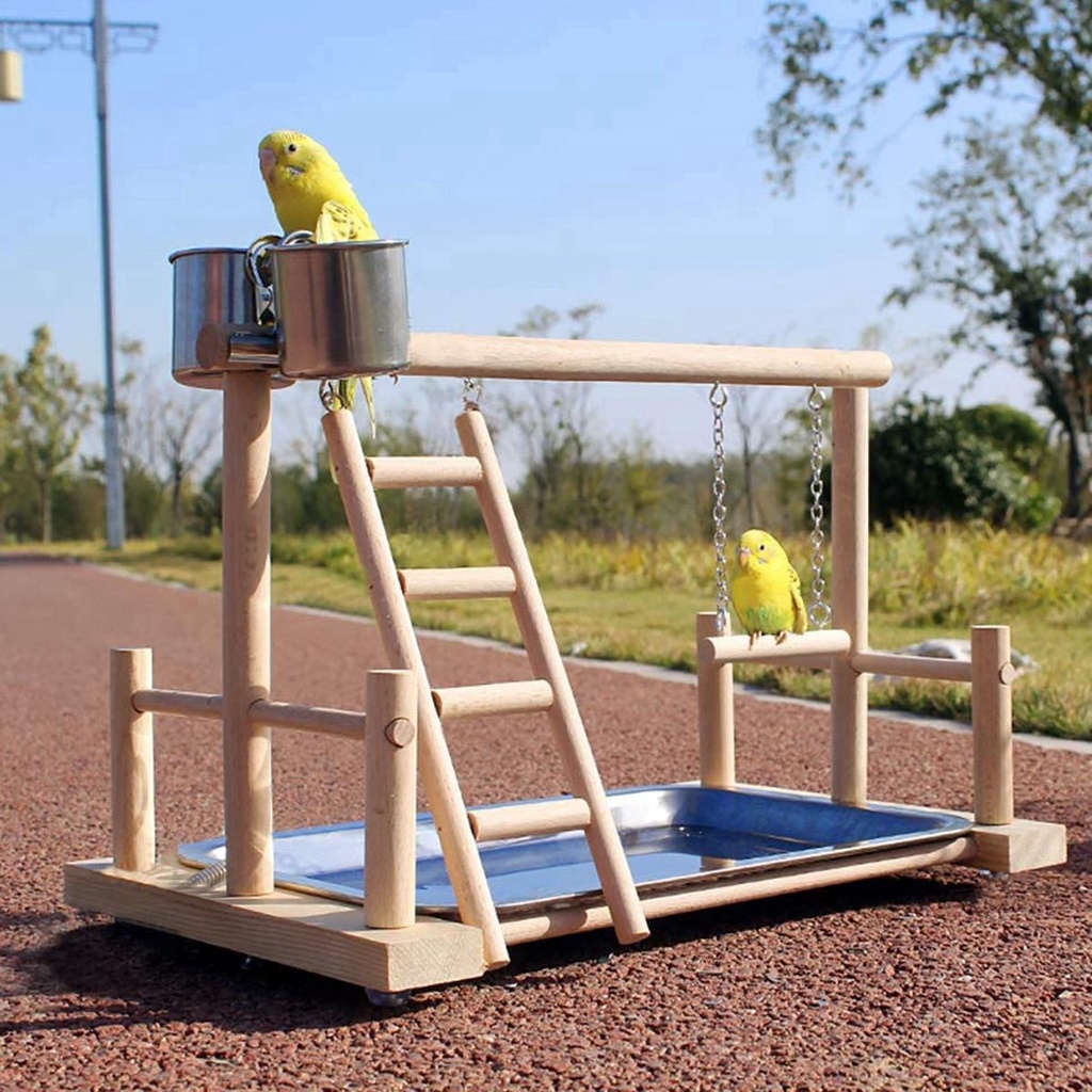 Thang Leo Đồ Chơi Thoải Mái Cho Vẹt Cưng