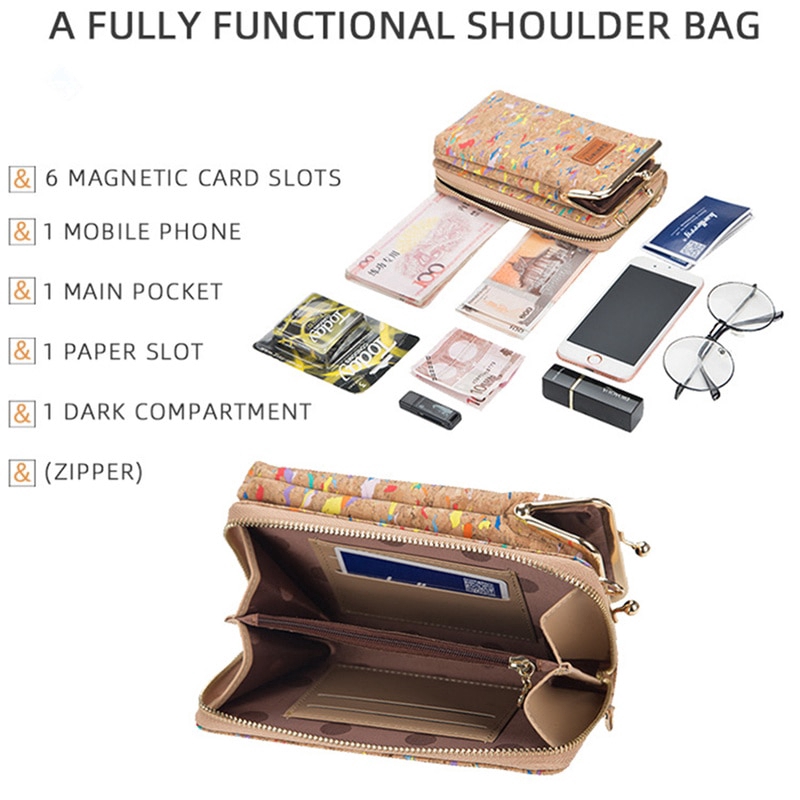 Seagloca Classic Retro Wood Grain Design Women's Crossbody Bag | BigBuy360 - bigbuy360.vn