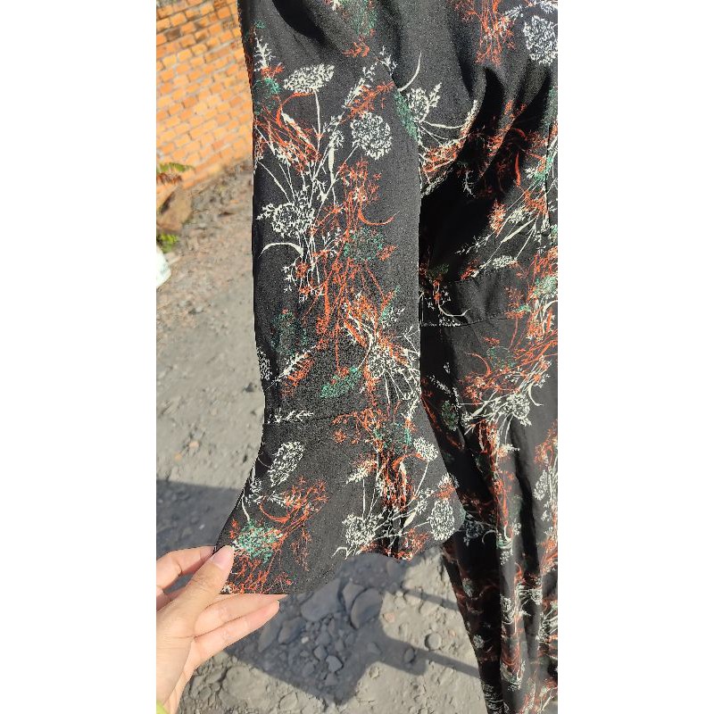 Đầm vạt đắp chéo freesize M L XL