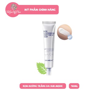 Kem Dưỡng Trắng Nâng Tông Da Sur.Medic Super Glutathione 100 Bright Tone Up Cream