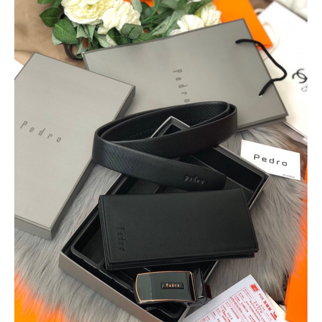 Set Ví Dài + Dây Lưng Peddro Fullbox