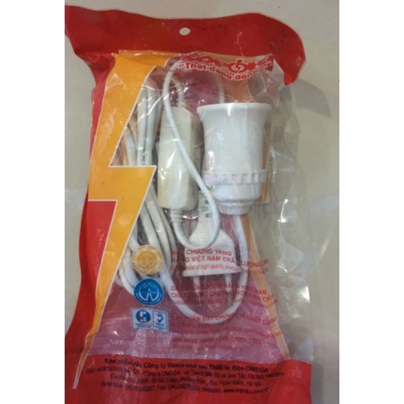 Đuôi đèn liền công tắc sopoka