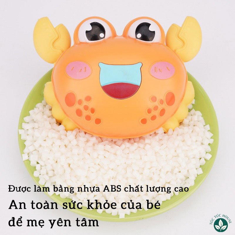 Đồ chơi cua mini chạy dây cót dễ thương