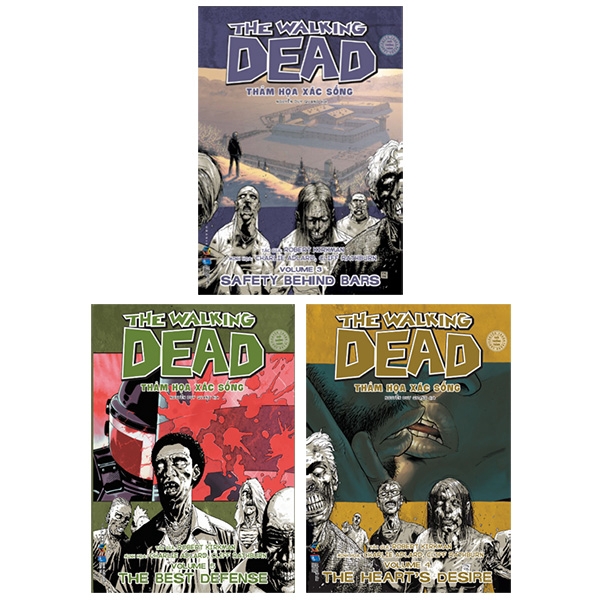 Sách - Bộ Sách The Walking Dead - Thảm Họa Xác Sống - Tập 3 + 4 + 5 (Bộ 3 Tập)