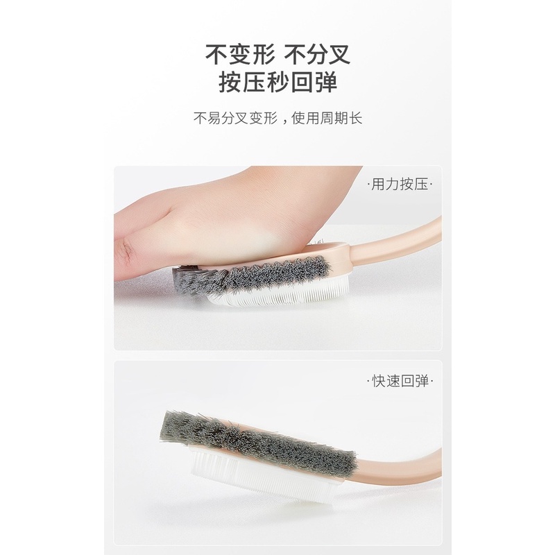 Bàn chải chà giày 3 mặt mềm mại không đau đa năng