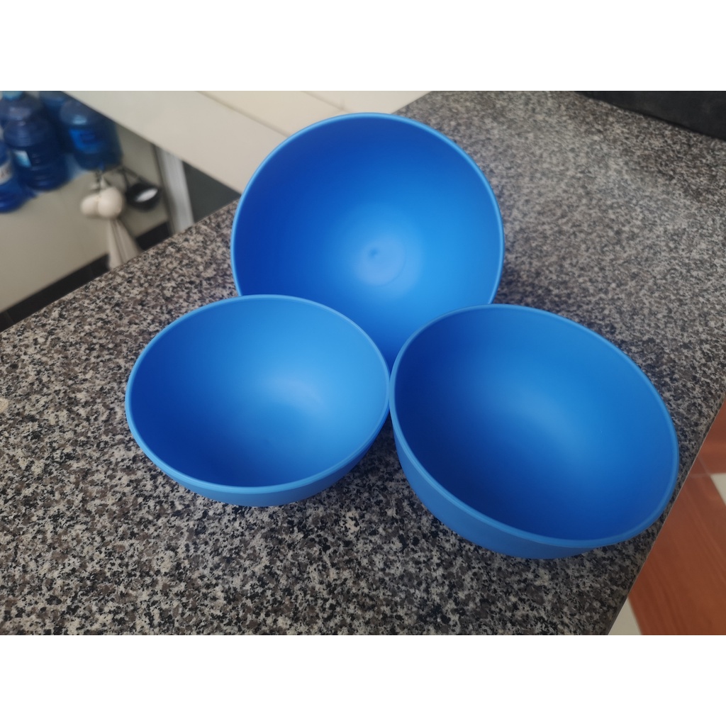 Chén/ Bát cao su siêu dẻo tặng kèm bay trộn đủ size trộn bột thạch cao