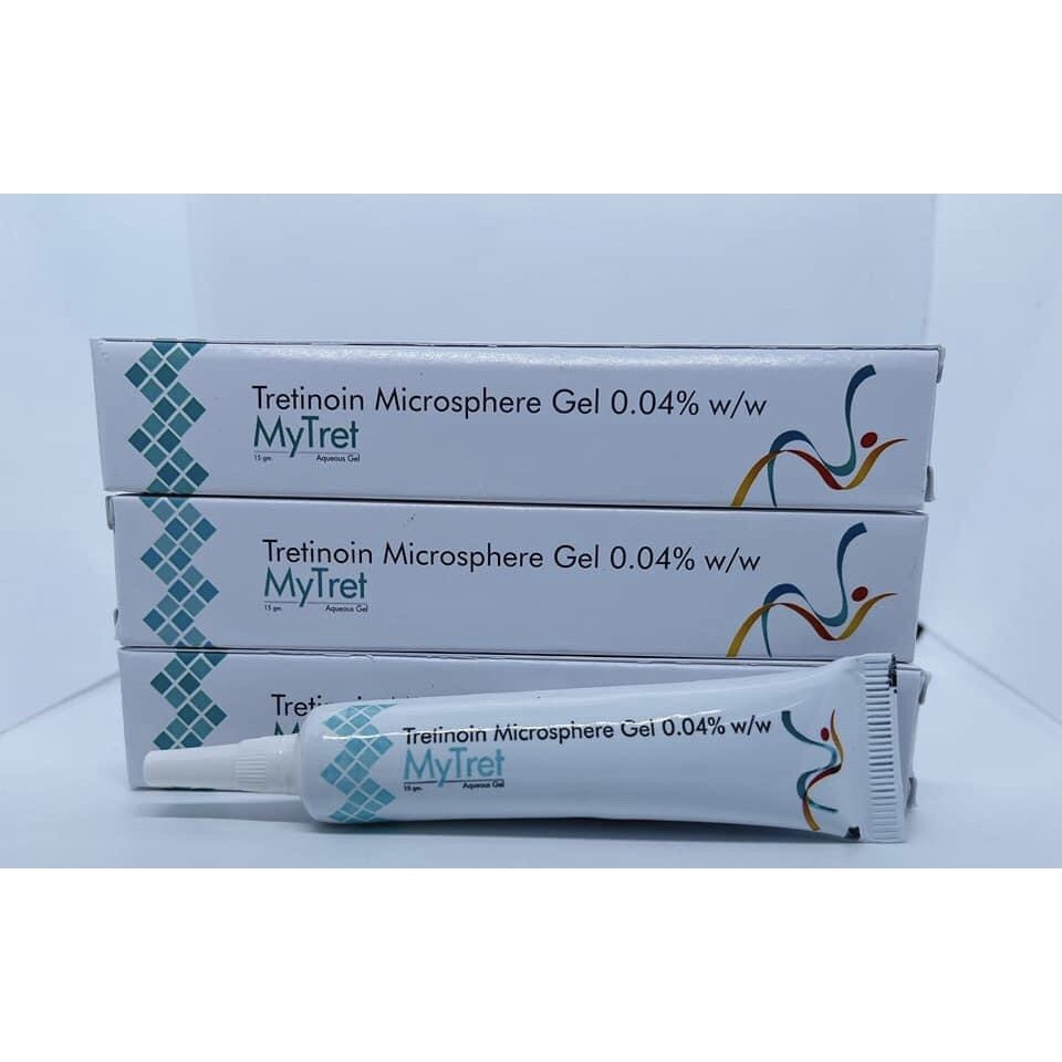 Tretinoin Microsphere Gel MyTret Mytret 0,025% 0.04% - 0.1% - Gel hỗ trợ giảm mụn, chống lão hóa