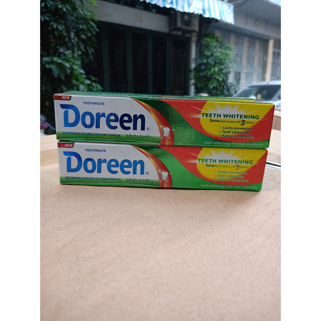 [ 10 hộp ] Kem đánh răng Doreen hộp 45gr